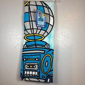 Fortnite Video Game 100% cotton 28"X58" Battle Bus Beach bath pool towel New